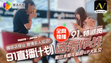 中国AV 果冻传媒 91特派员 街头搭讪2位美女喝酒吃饭 没想意外成就一场4P大战的啊!