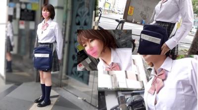 383REIW147 [素人] 短发制服美女_M型淫荡少女和激烈的性爱POV。