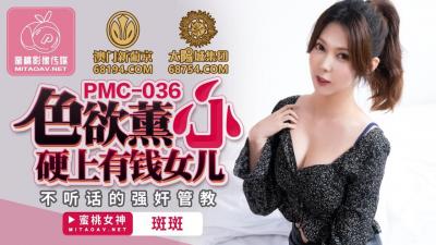 中国AV 蜜桃影像传媒 PMC036 色欲熏心 硬上有钱女儿 斑斑