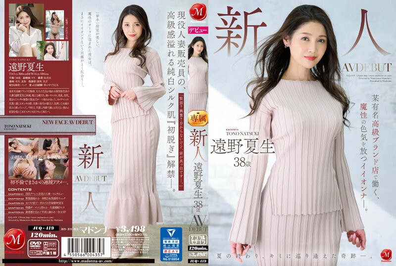 [無碼] JUQ-419 新人東野奈津雄 38歳 AV DEBUT。在某知名高級品牌店就职的妖娆性感美女。