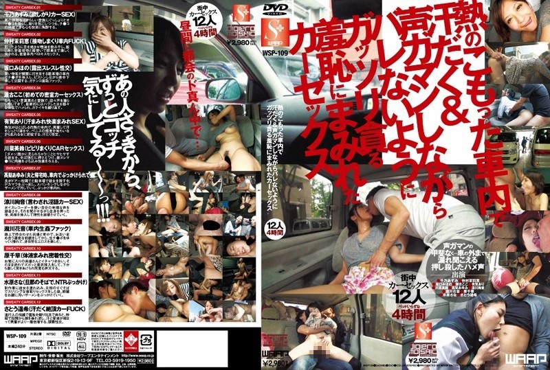 WSP-109+ 在炎热的车里做爱，浑身羞愧，大汗淋漓，试图不被发现，同时还要抑制住自己说话的声音
